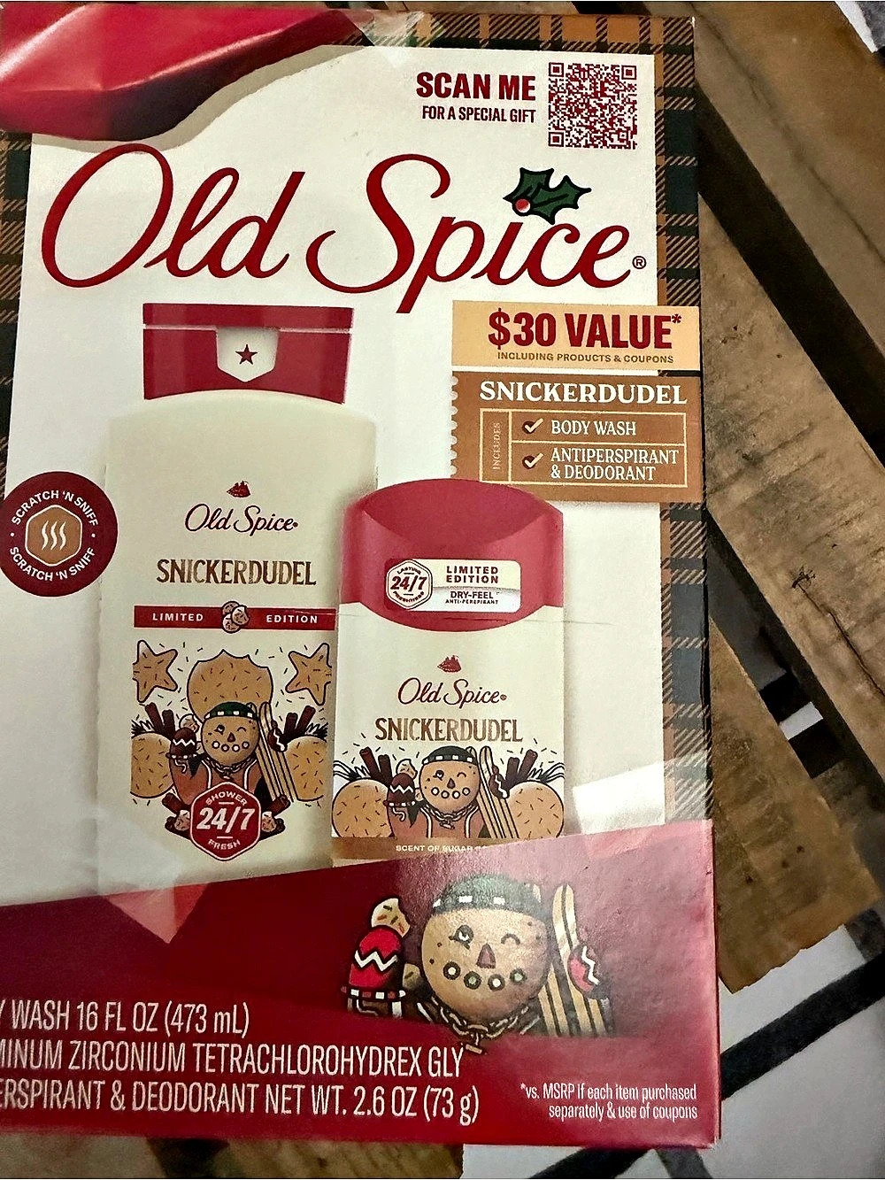Old Spice Snickerdudel Holidude Edition Holiday Gift Pack